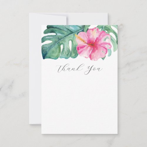 Thank You Cards Tropical Botanical Watercolor