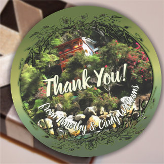 Thank You Casa Bonita 0759 Classic Round Sticker