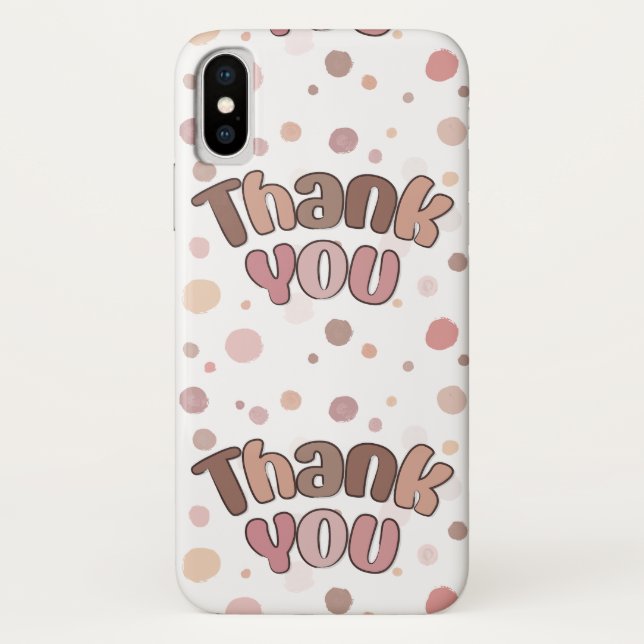 Thank you  Case-Mate iPhone case (Back)