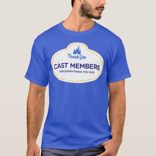 Thank You Cast Members Pocket Placement T_Shirt
