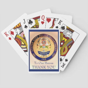 THANK YOU CCPD POKER CARDS