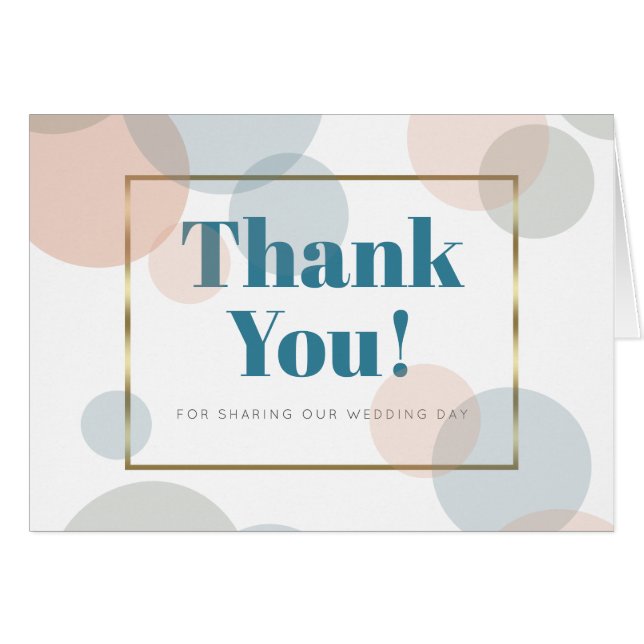 Thank You - Cheery Confetti Dots Cards (Front Horizontal)