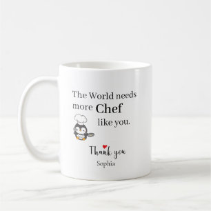 Thank You Chef — Custom Name Coffee Mug