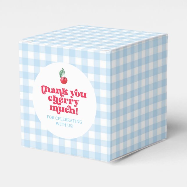 Thank You Cherry Much Favor Boxes (Front Side)