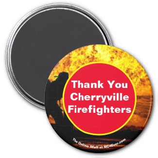 Thank You Cherryville Firefighters Magnet
