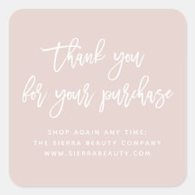 Thank You | Chic Blush Custom Retail Boutique