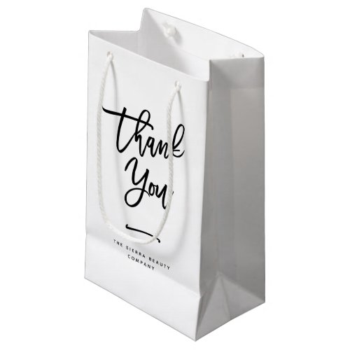 Thank You  Chic Custom Retail Shopping Bag