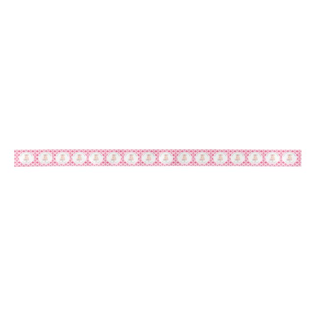 Thank You Chic Layered Cake With Roses Bakery Satin Ribbon (Front)