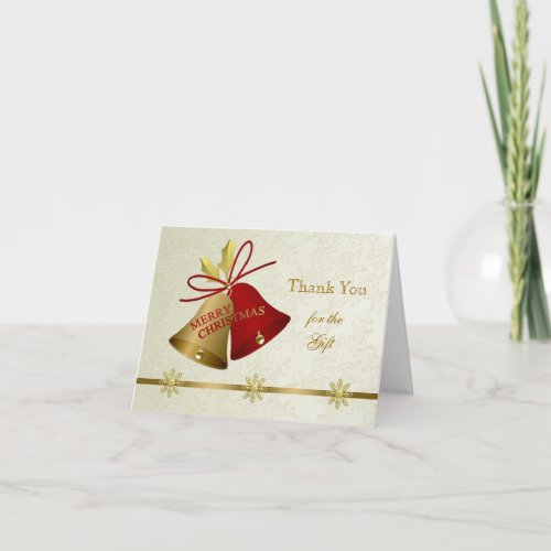 Thank You Christmas bells Card