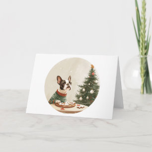 Thank You Christmas Boston Terrier Dog