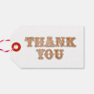 Thank You Christmas Cookie Gift Tags