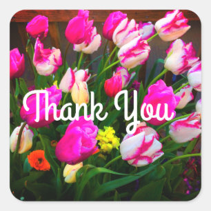 Thank You Christmas Dream and Affaire #1-1 Square Sticker