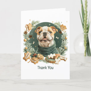 Thank You Christmas English Bulldog