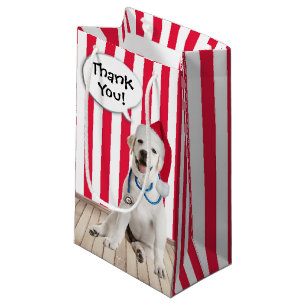 Thank You Christmas for Veterinarian Small Gift Bag