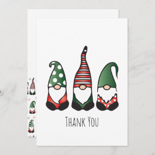 Thank You Christmas Gnome Pattern
