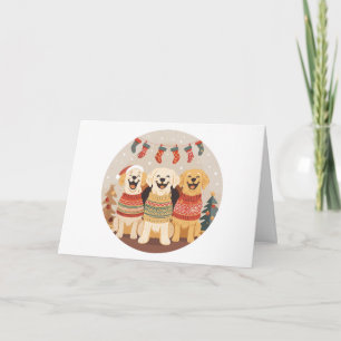 Thank You Christmas Labrador Retriever Dogs