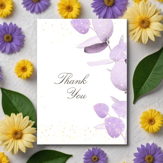 Thank You Classic Lavender Eucalyptus Glitter (Creator Uploaded)