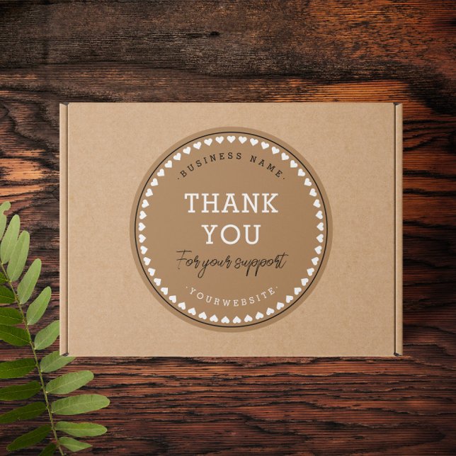 Thank You Classic Love Pattern Stickers (Creator Uploaded)