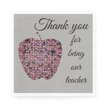 Thank You Classroom Appreciation School Year-end Napkins