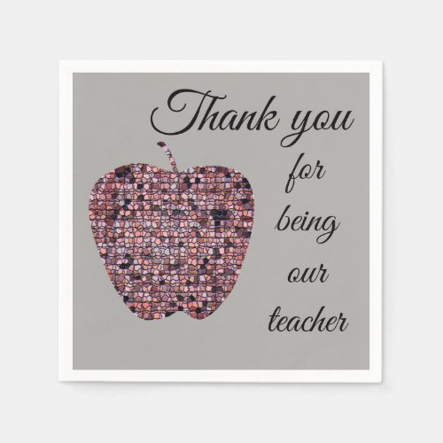 Thank You Classroom Appreciation School Year_end Napkins