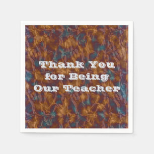 Thank You Classroom Teacher Appreciation Napkins