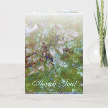 Thank You Cloisonne Garden Card by profilesincolor at Zazzle