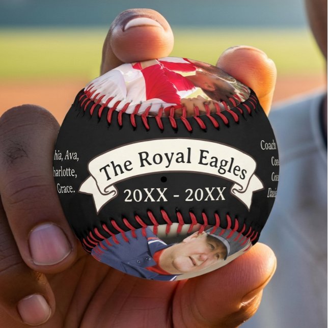 Thank You Coach Appreciation Photo & Team Roster Baseball (Creator Uploaded)