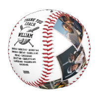 Thank You Coach, Custom 6 photos & teammates names