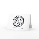 Thank You Coach Custom Name Volleyball Card Thank You Coach Custom Name Volleyball Card