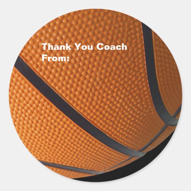 Thank You Coach Sticker (Front)