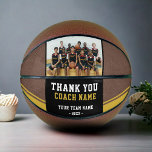 Thank you Coach Team Name and Team Photo Basketball