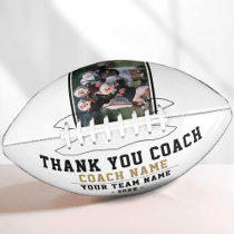 Thank you Coach Team Name and Team Photo Football