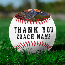 Thank you Coach Team Name Number Photo Baseball