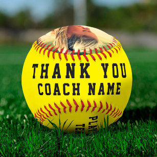 Coach Thank You Softballs & Softball Gear | Zazzle