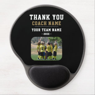 Thank you Coach Team Name Photo Gel Mouse Pad