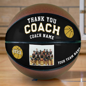 Thank you Coach Team Photo Basketball