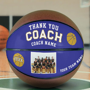 Thank you Coach Team Photo Basketball