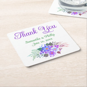 Thank you coaster wedding favor