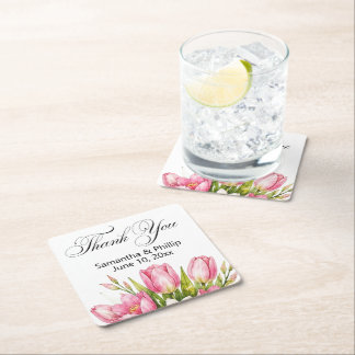 Thank you coaster wedding favors