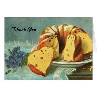 Thank You - Coffee Cake for Company - Perfect Host Greeting Card