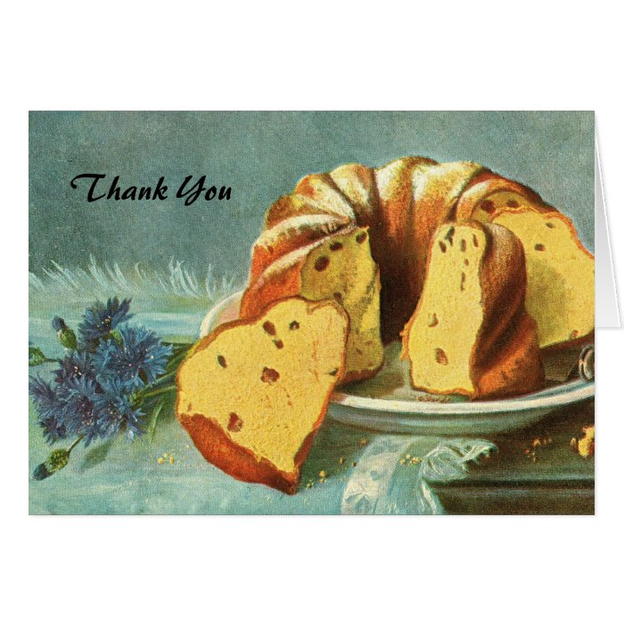 Thank You   Coffee Cake for Company   Perfect Host Greeting Card