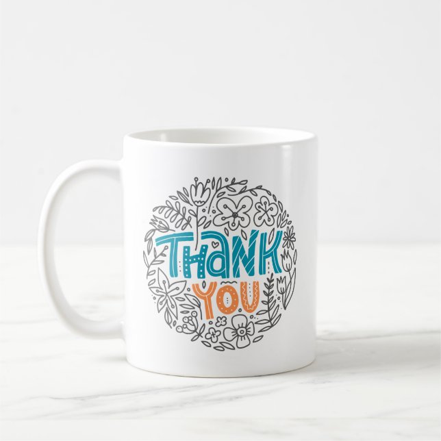 Thank You Coffee Mug (Left)