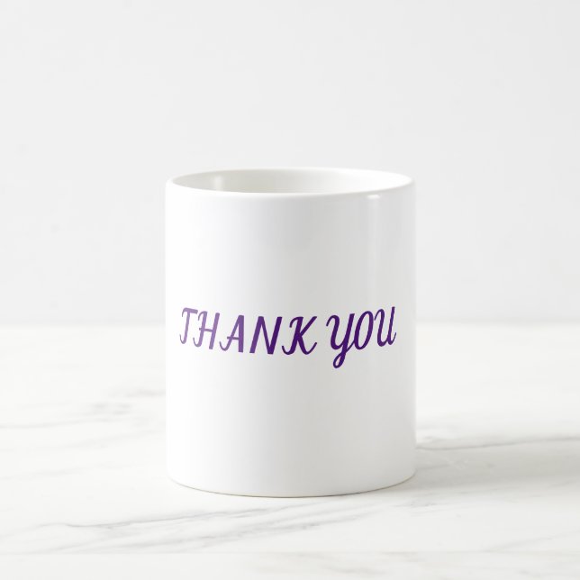 THANK YOU  COFFEE MUG (Center)