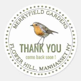 Thank You Come Back Soon Classic Round Sticker