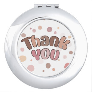 Thank you compact mirror