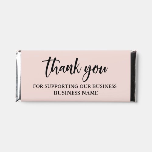 Thank You Company Business Gift Promotional Hershe Hershey Bar Favors