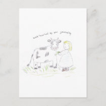 Thank_you_cow Postcard