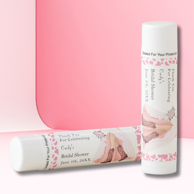 Thank You Cowboy Boots & Wedding Dress Bridal Show Lip Balm (Creator Uploaded)