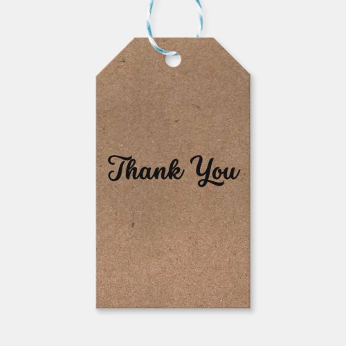 Thank You Craft  Gift Tags