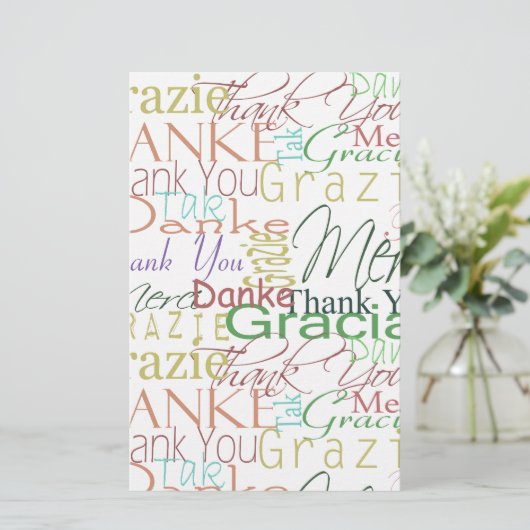 Thank You Craft Paper (Standing Front)